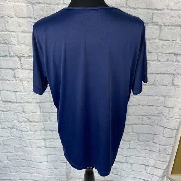 Croft & Barrow Women XL short sleeve Crewneck stretchy top Navy Blue - Picture 6 of 8